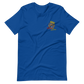 Short-Sleeve Embroidered Unisex T-Shirt ("Red" Fear bold colors)