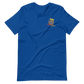 Short-Sleeve Unisex T-Shirt (Red "fear" Bold colors front and back)