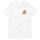 Short-Sleeve Embroidered Unisex T-Shirt ("Red" Fear bold colors)
