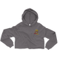 Women's Embroidered Crop Hoodie ("Red" fear)