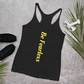 Women's Racerback Tank (Red "fear" front and back)