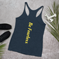 Women's Racerback Tank (Red "fear" front and back)