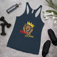 Women's Racerback Tank (Red "fear" front and back)