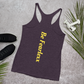 Women's Racerback Tank (Red "fear" front and back)