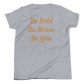 Youth Short Sleeve Unisex T-Shirt (Blue "fear" front & back)