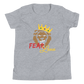 Youth Short Sleeve Unisex T-Shirt (Red "fear" front & back)