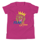 Youth Short Sleeve Unisex T-Shirt (Blue "fear" front & back)