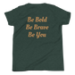 Youth Short Sleeve Unisex T-Shirt (Red "fear" front & back)