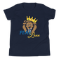 Youth Short Sleeve Unisex T-Shirt (Blue "fear" front & back)