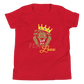 Youth Short Sleeve Unisex T-Shirt (Red "fear" front & back)