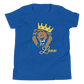 Youth Short Sleeve Unisex T-Shirt (Blue "fear" front & back)