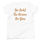 Youth Short Sleeve Unisex T-Shirt (Blue "fear" front & back)